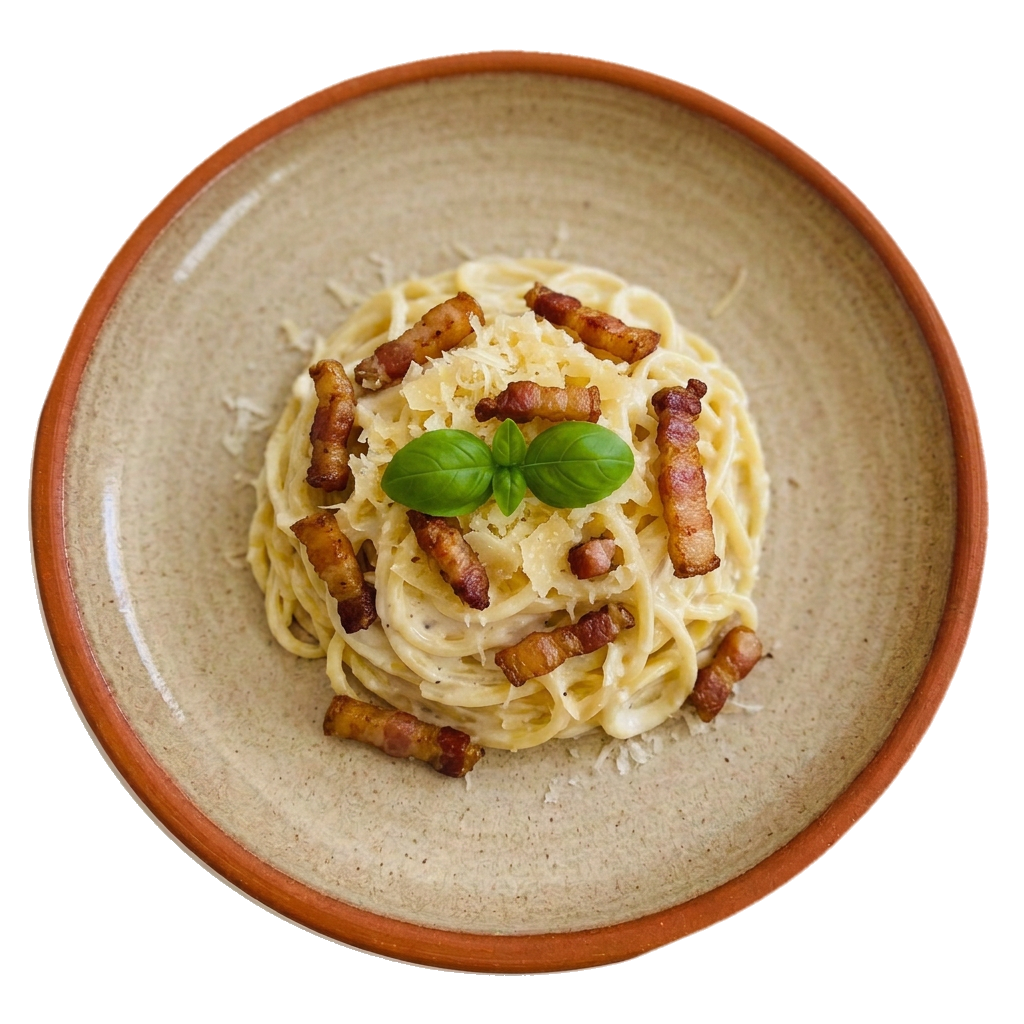 Spaghetti ai Formaggi con Guanciale