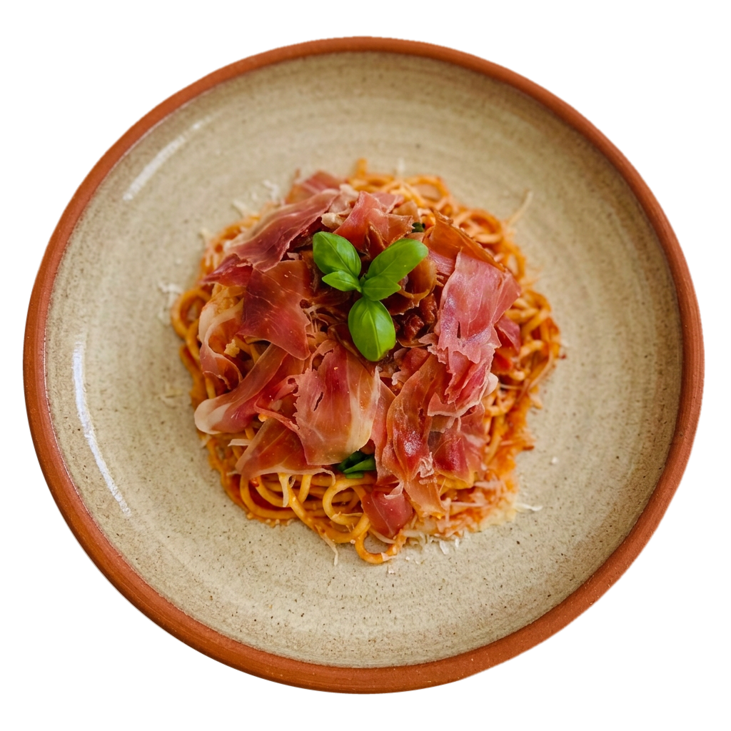 Spaghetti al Prosciutto